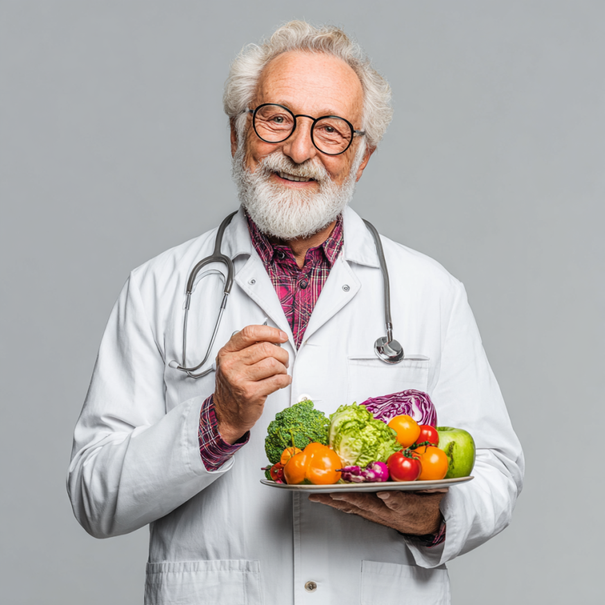 Літня пара готує здорову їжу разом